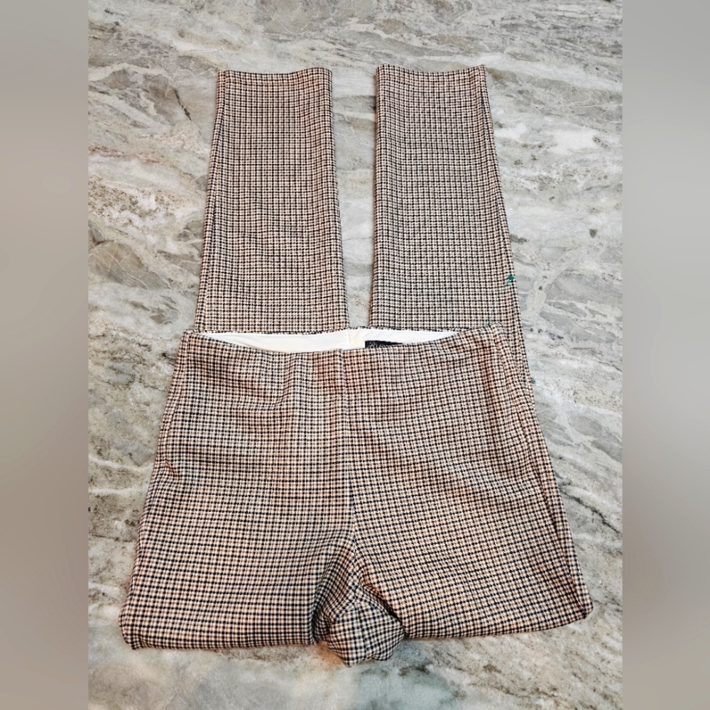 Adrianna Papell Plaid Houndstooth Skinny Pants – Size 4 (EUC)